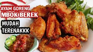 26 maret 2017 by seribusatuartikel. Resep Ayam Goreng Mbok Berek Enak Banget Youtube