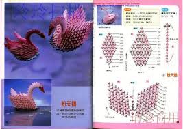 Unfortunately the units could not maintain its shape when all 16 units. Beautifull Swan Design Basteln Mit Papier Origami Basteln Anleitung 3d Origami Anleitung