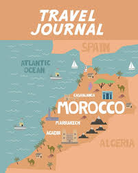The country is drained by an estimated 1,500 rivers (mostly small). Travel Journal Kid S Travel Journal Map Of Morocco Simple Fun Holiday Activity Diary And Scrapbook To Write Draw And Stick In Morocco Map Vacation Notebook Adventure Log Journals Pomegranate Amazon De Bucher