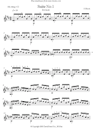 Cello Suite No 1 In G Major Piano Sheet Music Bach Prelude From Suite No 1 Sheet Music For Guitar Sheet Music Classical Guitar Sheet Music Guitar Sheet Music
