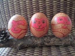 卵の殻工作 三猿 すみちゃんノート 三猿 卵の殻 すみ