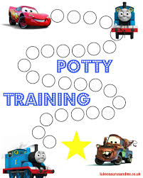 free printable thomas and cars potty training chart potty