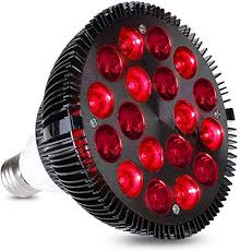 Amazon Com Red Light Therapy Lamp Wolezek 36w 18 Led Infrared Light Therapy Device 660nm Red And 850nm Near Infrared Combo Red Light Bulb For Skin And Pain Relief Health Personal Care