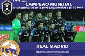 Dic 18, 2016 mundial de clubes 2016. Universo De Cleber Real Madrid Esp E Cinco Vezes Campeao Mundial De Clubes 1960 1998 2002 2014 2016