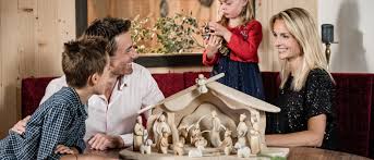 In the christian tradition, a nativity scene is the special exhibition, particularly during the christmas season, of art objects representing the birth of jesus. Large Range Of Nativities Carved In Wood Made By The Artists Of Val Gardena Buy On Line Nativity Set Of Dp Woodcarvings