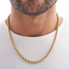 Strong lobster claw clasp to lock your chain. Rope Gold 5mm Craftd Us
