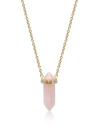 Rose Quartz Crystal Necklace With Engraved Evil Eye Detail Nialaya Inc Quartz Crystal Necklace Gold Crystal Necklace Rose Quartz Necklace Pendants