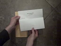 Don't choose someone who may lose or forget the letter. Folding A Letter Youtube