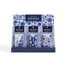 Hand sanitizer card / pocket custom cetak 2 sisi minimum order: Chinoiserie Blue And White 36 Pc Hand Sanitizer On Gift Card Unit With Countertop Display Includes