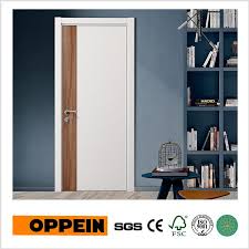Oppein Simple Design Blanc Melamine En Bois Porte Interieure Ydg002d Tall Cabinet Storage Home Decor Storage