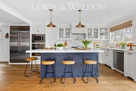 Classic Cape Cod Navy And White Kitchen In 2020 Custom Kitchens Cape Cod House Interior White Cabinetry