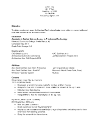 autocad resume objective