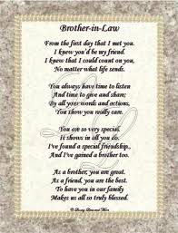 Birthday Poem For Brother In Law Brother In Law Poem Anniversary Poems Law Quotes Retirement Poems