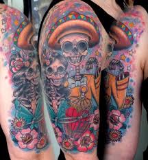 Dia De Los Muertos Tattoo Idea Sleeve Tattoos Sleeve Tattoos For Women Tattoos