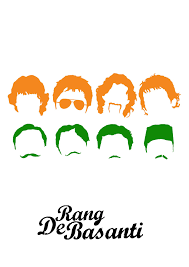 Rang de basanti movie poster. Rang De Basanti Minimalist Posters Wordzz