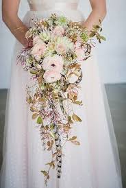 Talk to a florist about other flowers that are popular for wedding bouquets. 20 Lovely Soft Pink Wedding Bouquets Modwedding Cascading Wedding Bouquets Spring Wedding Bouquets Cascading Bridal Bouquets