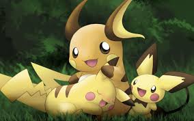 Don't be fooled by their soft fuzzy exteriors and happy smiles, these rodents can and will pack an electrifying punch. Pichu Pikachu Raichu Wallpapers Top Free Pichu Pikachu Raichu Backgrounds Wallpaperaccess