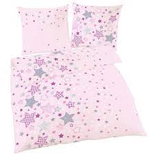 Bettwäsche teenager mädchen / niedlich teenager mädchen schlafzimmer und cool. Sterne Bettwasche In Rosa 80x80 135x200 Cm Real De