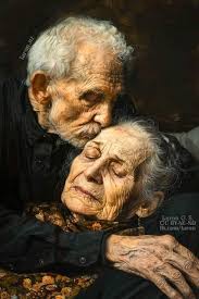 She said, “Don't call the doctor, I want to fall asleep peacefully, with  your hand in mine.” He told her about the past, how they met, and their  first kiss. They didn't