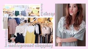 Tips For Underground Shopping 10 Korean Fashion Haul Youtube