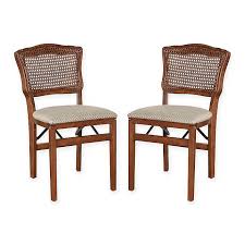 Stakmore French Cane Back Wood Folding Chairs Set Of 2 Wood Folding Chair Wooden Folding Chairs Leather Dining Room Chairs