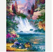 Icanvas.com has been visited by 10k+ users in the past month Lake Waterfall Diamond Painting Cross Stitch Diamond Dotz Scenery Wall Decor Landscape Wall Art Mosaic Drawing Hand Craft Gifts Diamond Painting Cross Stitch Aliexpress