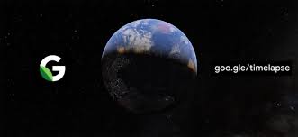 To explore timelapse in google earth, go to g.co/timelapse — you can use the handy search bar to choose any place on the planet where you want to see time in motion. 8s X2ehsfyg0em