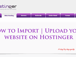 Download the different hex colors of hostinger logo color. How To Upload Import Your Website Into Hostinger Hubpages