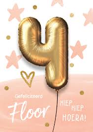 Gefeliciteerd 4 Jaar
