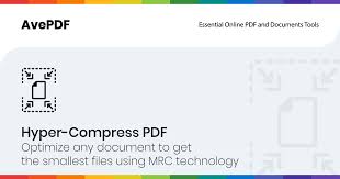 Hyper Compress And Optimize Your Pdfs With Avepdf Online Tools