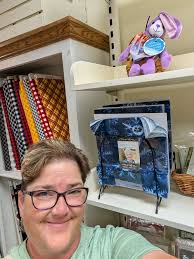 Dragonfly pattern and fabric at the seventh stop