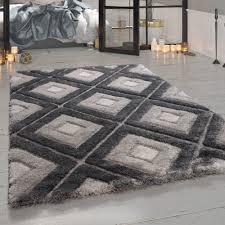 Un choix unique de tapis shaggy gris disponible dans notre magasin. Paco Home Tapis Shaggy Gris Salon Poils Longs Motif Losanges Moelleux Doux Robuste Tapis Rue Du Commerce
