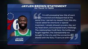 Jaylen Brown breaks silence after shocking trade, Scal on how the Celtics move forward