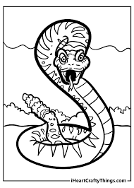 Tell your child to read the words. Snake Coloring Pages Updated 2021