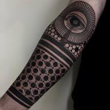 By Nissaco Geometric Tattoo Upper Arm Tattoos Designs Tattoo Background