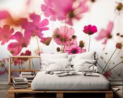 Yatak odası daha sonra basitlik ve kolaylığı içerecek şekilde doğru çerçevelenecektir. Yatak Odasina Pembe Cicekli Duvar Kagitlari 3d Duvar Kagitlari 3 Boyutlu Duvar Kagitlari Turkiye