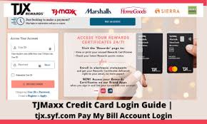 Check spelling or type a new query. Tjmaxx Credit Card Login Guide Tjx Syf Com Pay My Bill Account Login