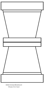 flowerpot template for kaper chart popsicle sticks with