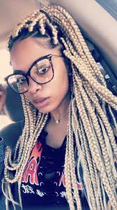 Blonde Platinum Box Braids Short Box Braids Blonde Box Braids Hair Styles