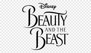 Belle Beauty And The Beast Silhouette Theatre Text Logo Png Pngegg