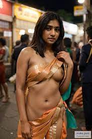 iMake.porn - Indian girl stripping saree in public