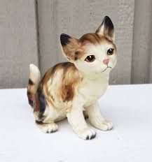 Lawn fawn & scraperfect week, day three, a diy craft post from the blog the lawn fawn blog on layer the sleeping cat and the mouse toy on the bed, and add the mew + you, let's be friends. Tabby Cat Porcelain Figurine Vintage Brown White Calico Etsy Tabby Cat Striped Cat Cats