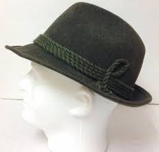 Authentic Vtg Austrian Ischler Hut Bittner Hat Alpine Fedora Hunting Wool Felt German Hats Hats Vintage Hat Fashion