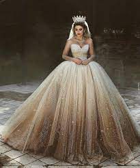 Weddingforward Gown Wedding Gown Sparkling Wedding Gown Gaun Pengantin Mode Wanita Gaun