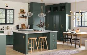 China cabinets offer both practical storage space and beautiful decorative display options. Pin By Wilson Miner On Dream House Kitchen Interior Green Kitchen Cabinets Kitchen Design
