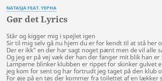 Gi Mig Danmark Tilbage Lyrics