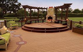 Photo Gallery Of Unique Applications Of Trex Composite Decking Trex Patio Deck Designs Decks Backyard Patio