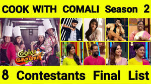 Cook with comali is a tv reality cooking show which comes on vijay tv. Cook With Comali Season 2 Contestants List Vijay Tv Youtube