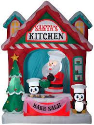 Gemmy Airblown Inflatable Santa S Vintage Kitchen Scene G 114683 At Tractor Supply Co In 2021 Christmas Collectibles Christmas Inflatables Christmas Yard Decorations