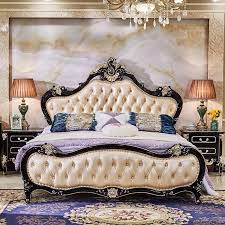19th century antique french breton carved oak bed duke of brittany. Antique European Style Leather Bed New American Solid Wood Double Bed New Classical Bedroom And Wedding Bed Bedroom Sets Aliexpress
